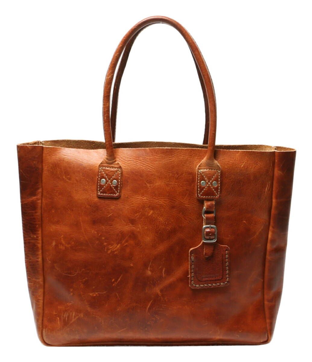 BILLYKIRK トートバッグ LEATHER TOTE メンズ ブラウン ビリーカーク 