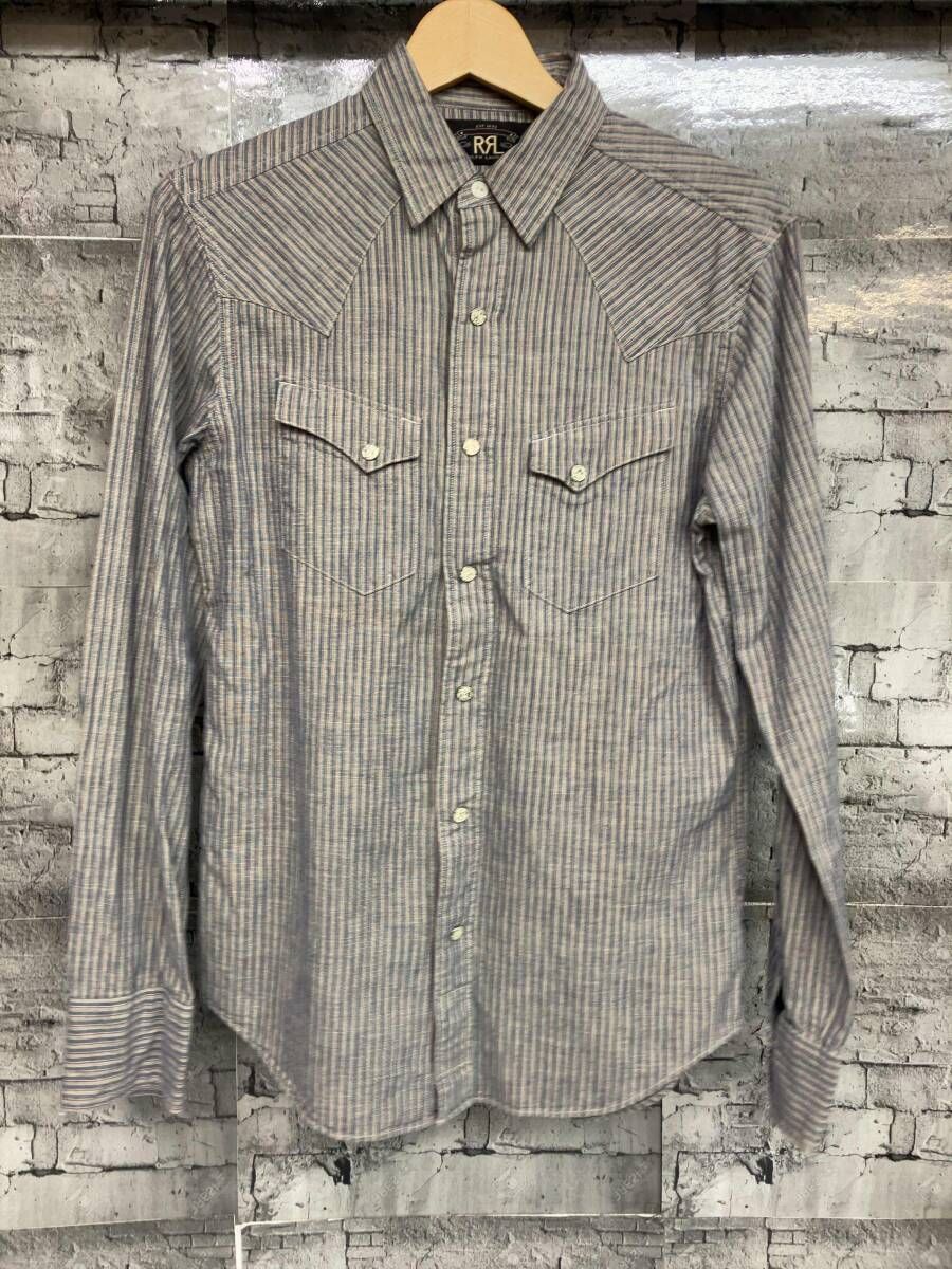 RRL Ralph Lauren ストライプシャツ XS 中古・古着通販POLO RALPH