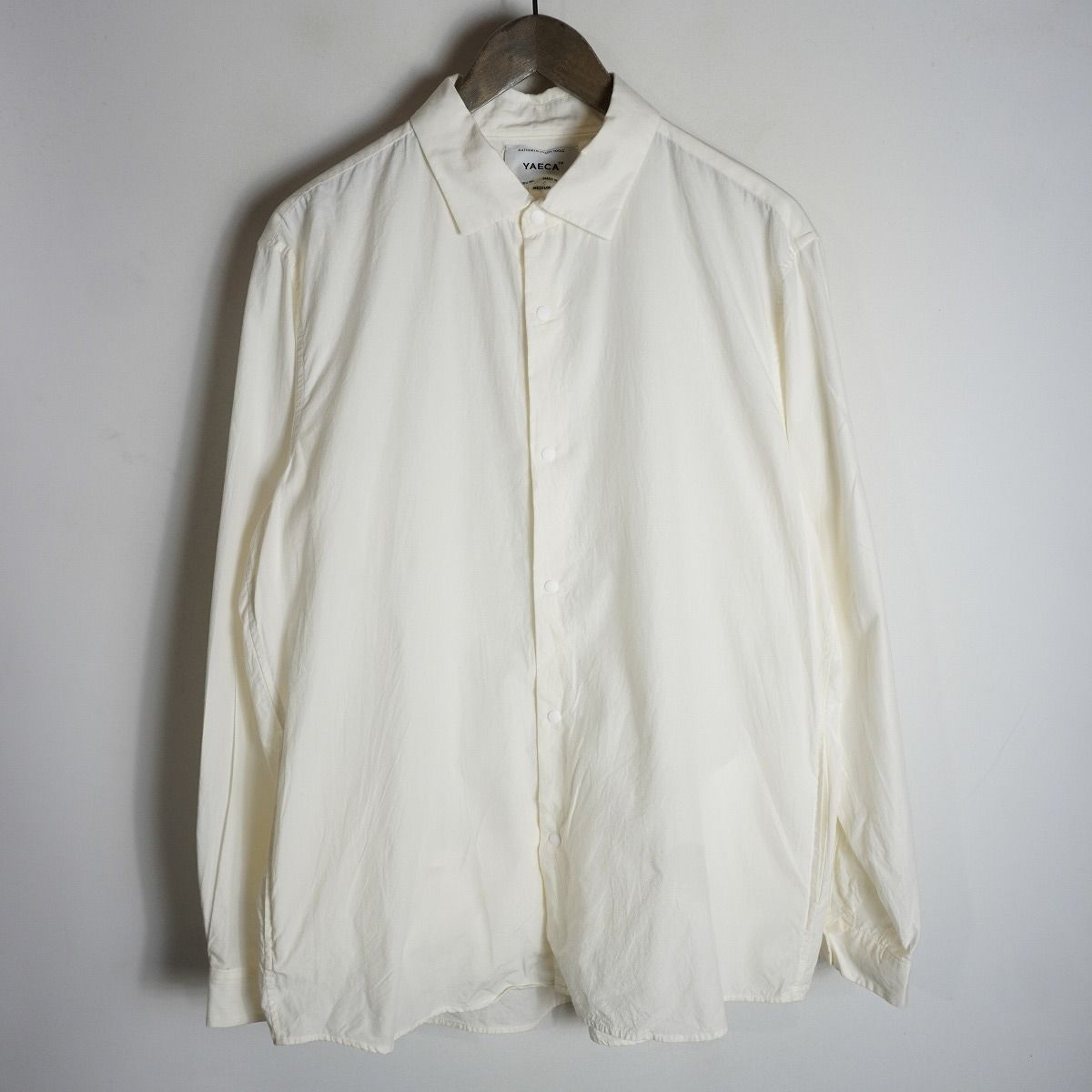 正規 YAECA COMFORT SHIRT WIDE ヤエカ コンフォート ワイド コットン 