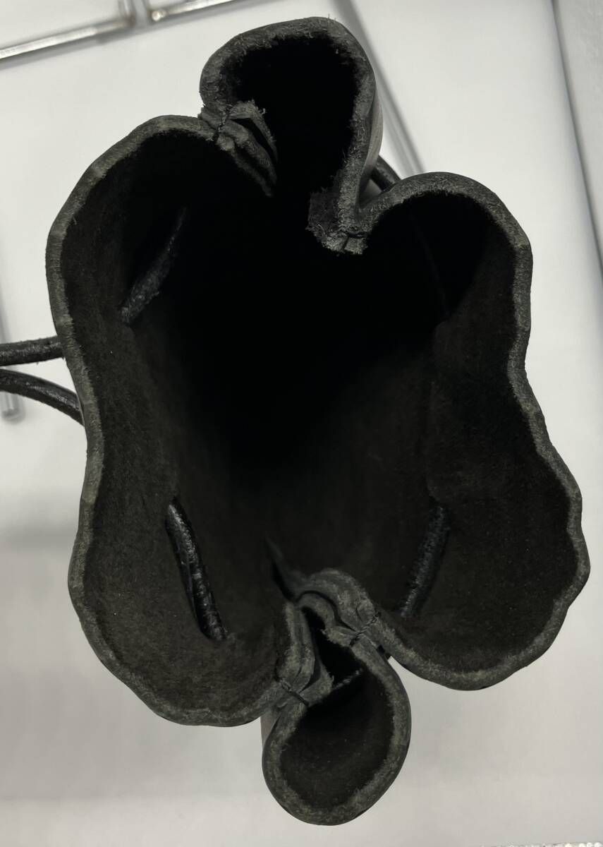 cantate カンタータ ショルダーバッグ 巾着 Kinchaku Bag ブラック