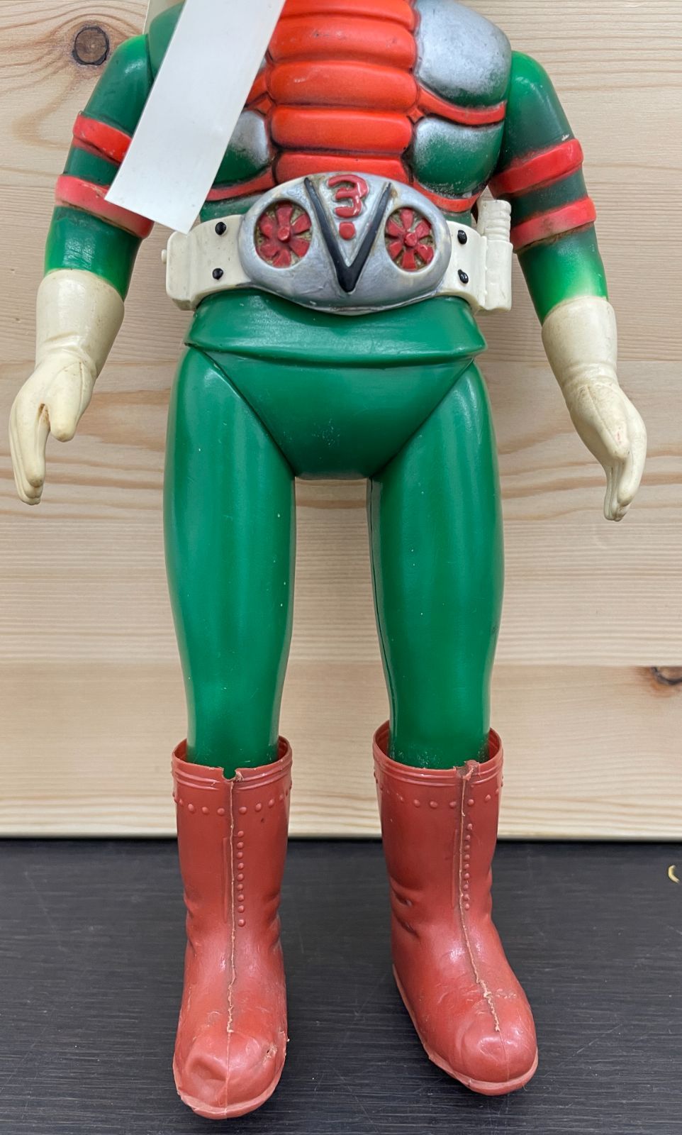 中古品・現状品・超貴重】BANDAI バンダイ 東映 仮面ライダーV3ソフビ