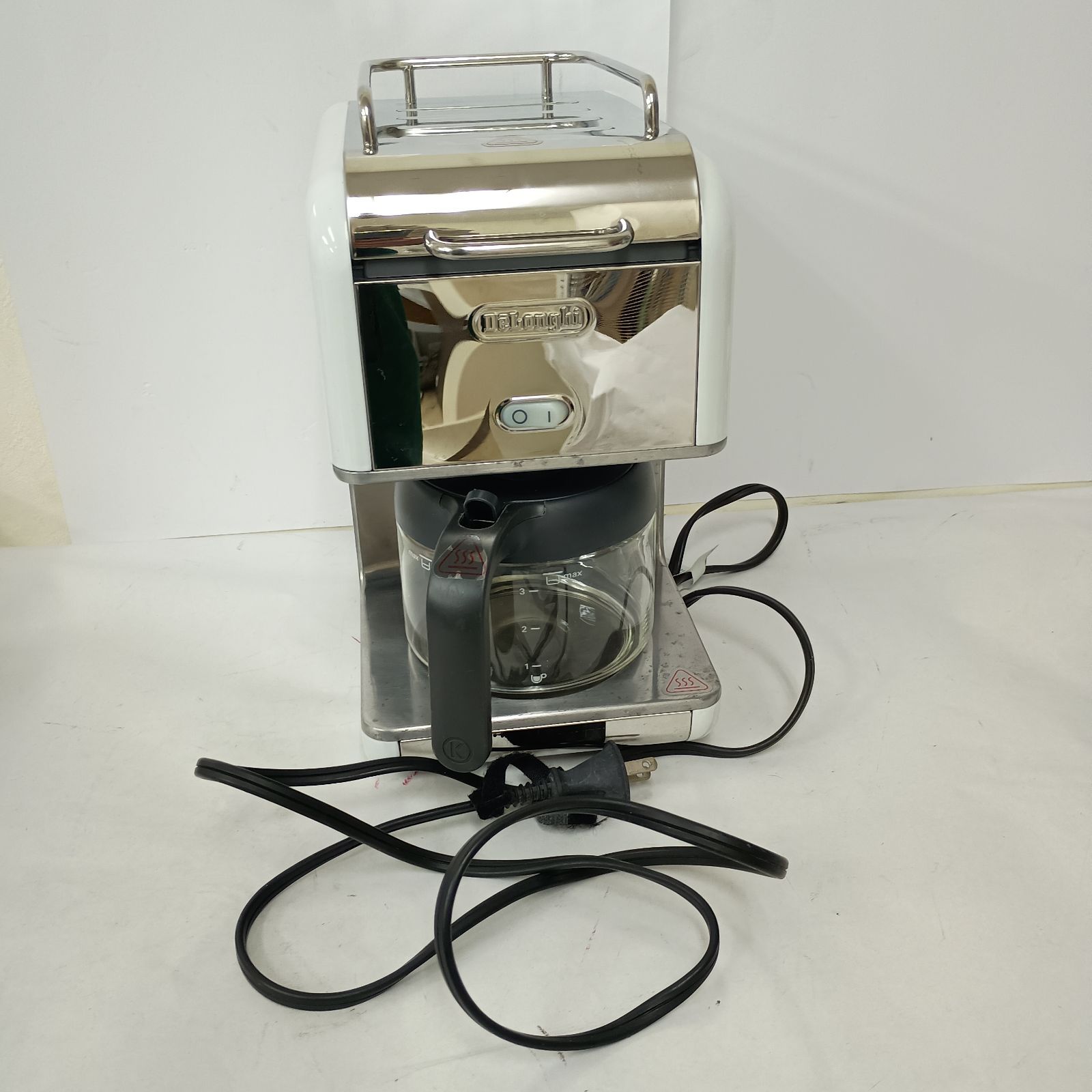 DeLonghi ドリップコーヒーメーカー kMix CMB6-WH ホワイト 6杯 通電 