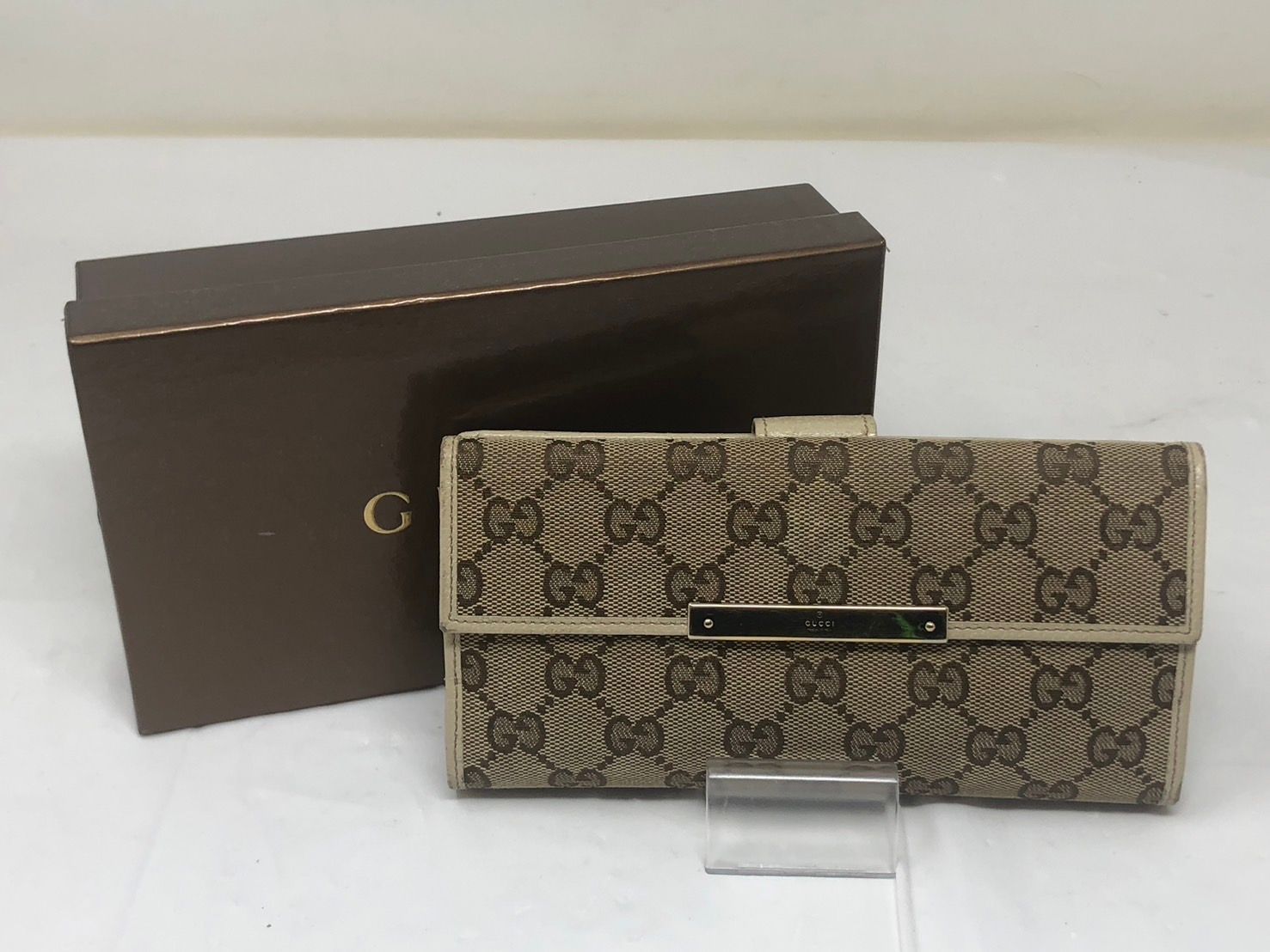 GUCCI グッチ 長財布 GGキャンバス 112715-0416 箱付 現状品 GUCCI グッチ 長財布 GGキャンバス 112715-0416 箱付 現状品