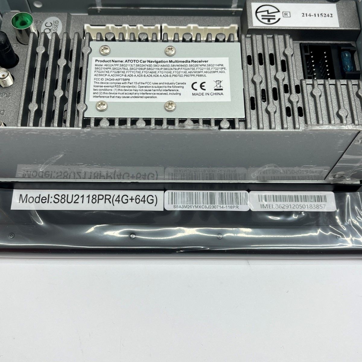 ◇◇ATOTO カーオーディオ ディオプレイオーディオ 2023年製 S8U2118PR 