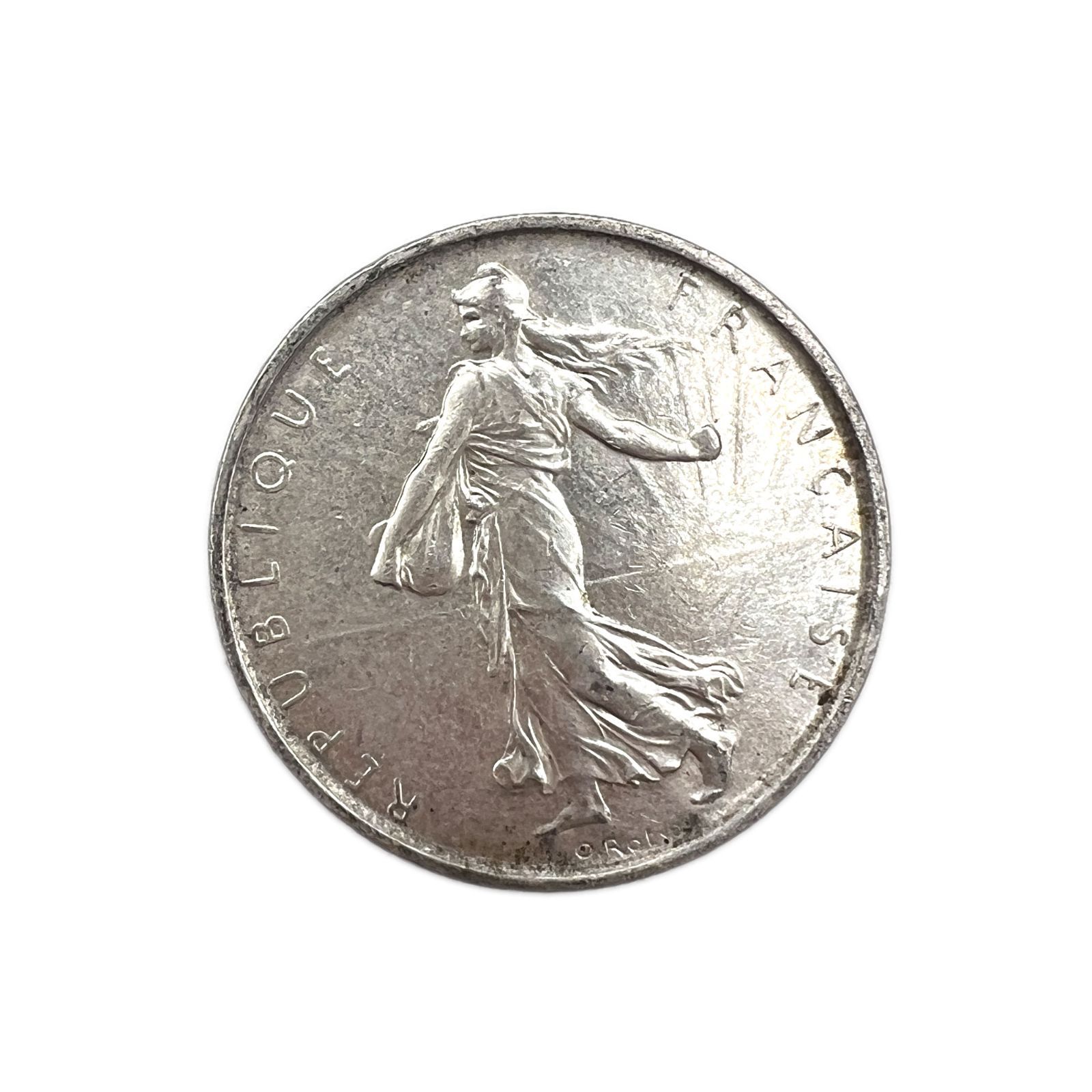 フランス 旧通貨 5フラン 銀貨 1963年 マリアンヌ - メルカリ
