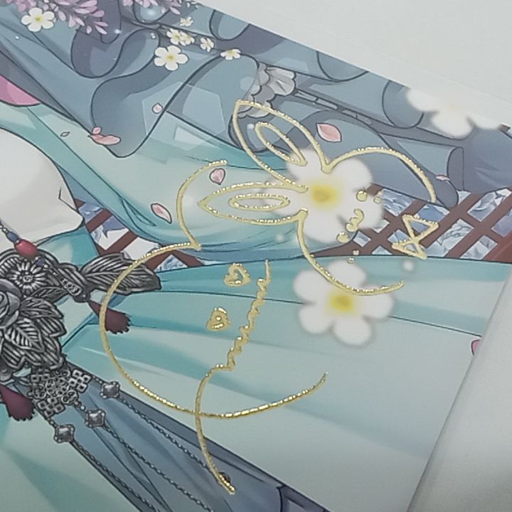 ぶいすぽ！ 兎咲ミミ 箔押し 複製サイン入りポストカード 2点セット