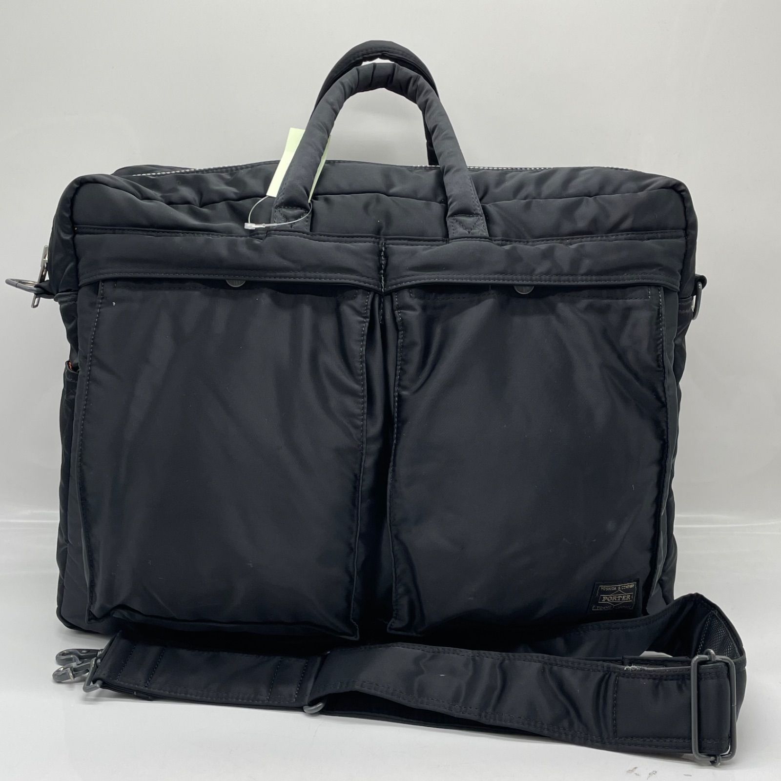 BN7754 ● PORTER PORTER TANKER 2WAY OVERNIGHT BRIEFCASE OVERNIGHT BRIEFCASE 622-09309 BLACK DISCONTINUED RARE