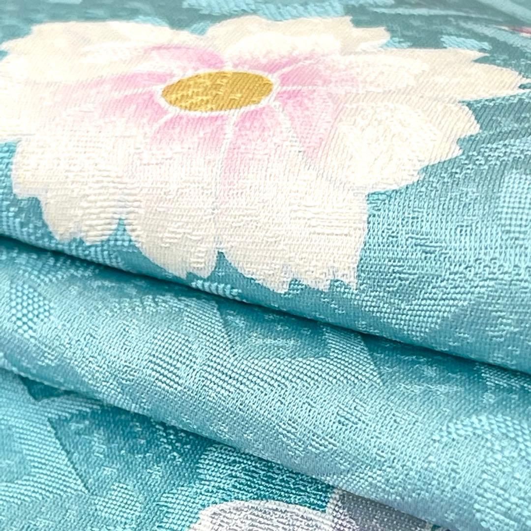 着物と帯 時流】T15◇正絹 解反物◇刺繍 着尺 八掛付 美品 - メルカリ