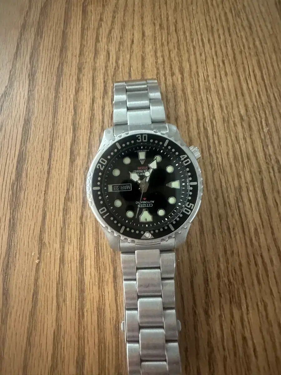  CITIZEN シチズン ny0040 フグ 黒판 秋冬対応 自動巻き時計 腕時計(アナログ)