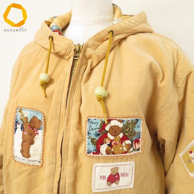 wnc ピンクハウス PINKHOUSE ブルゾン ジャケット 黄色 中綿 