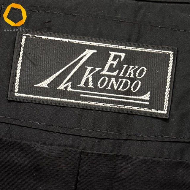wnc エイココンドウ EIKO KONDO ワンピース ベスト ジレ 42 黒 白
