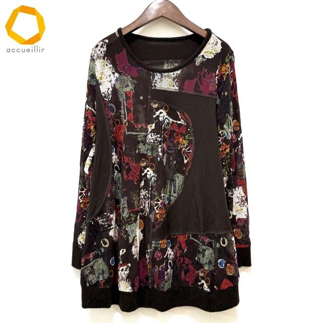 anc エイココンドウ EIKO KONDO カットソー 42 茶系 マルチ パワー