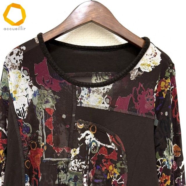 anc エイココンドウ EIKO KONDO カットソー 42 茶系 マルチ パワー