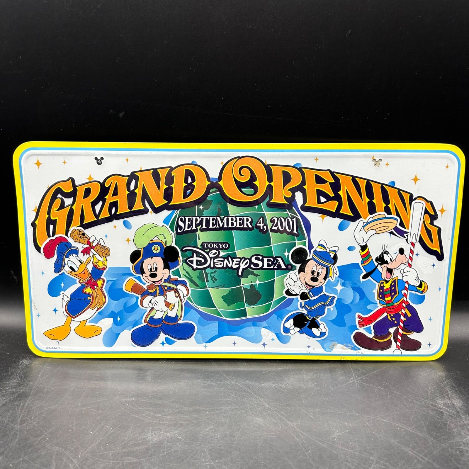 レア 新品未開封 東京ディズニーシー グランドオープン 記念プレート 