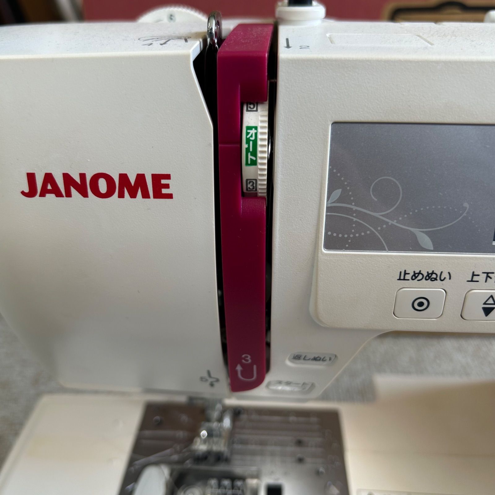 ジャノメ ミシン PE630 808型 コンピュータミシン JANOME 動作品 取説