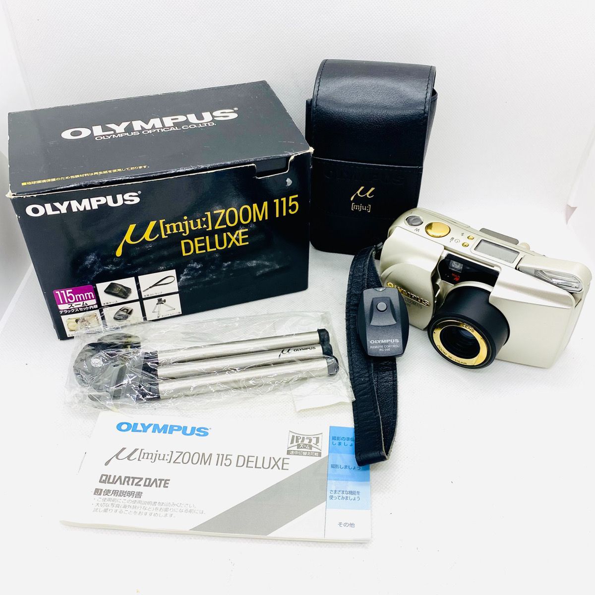 OLYMPUS オリンパス ミュー μ[mju:] ZOOM 115 DELUXE フィルムカメラ