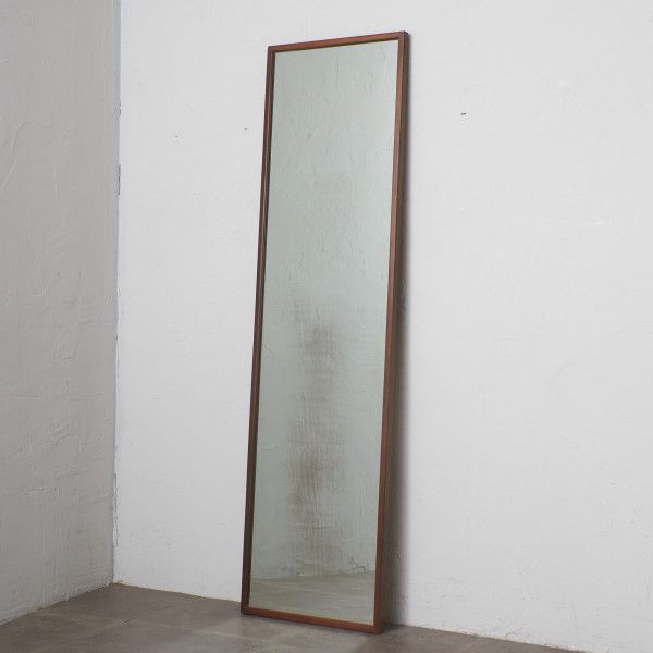 イギリス ヴィンテージ ウォールミラー 木製 シンプル 北欧 スタイル