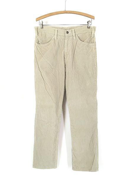 古着 80-90s Levi's 519 コーデュロイ パンツ コーズ スリム アイボリー W32 L29 7,904円