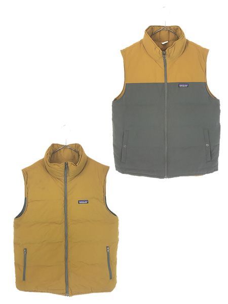 古着 16s Patagonia 「Bivy Down Vest」 リバーシブル ダウン ベスト L