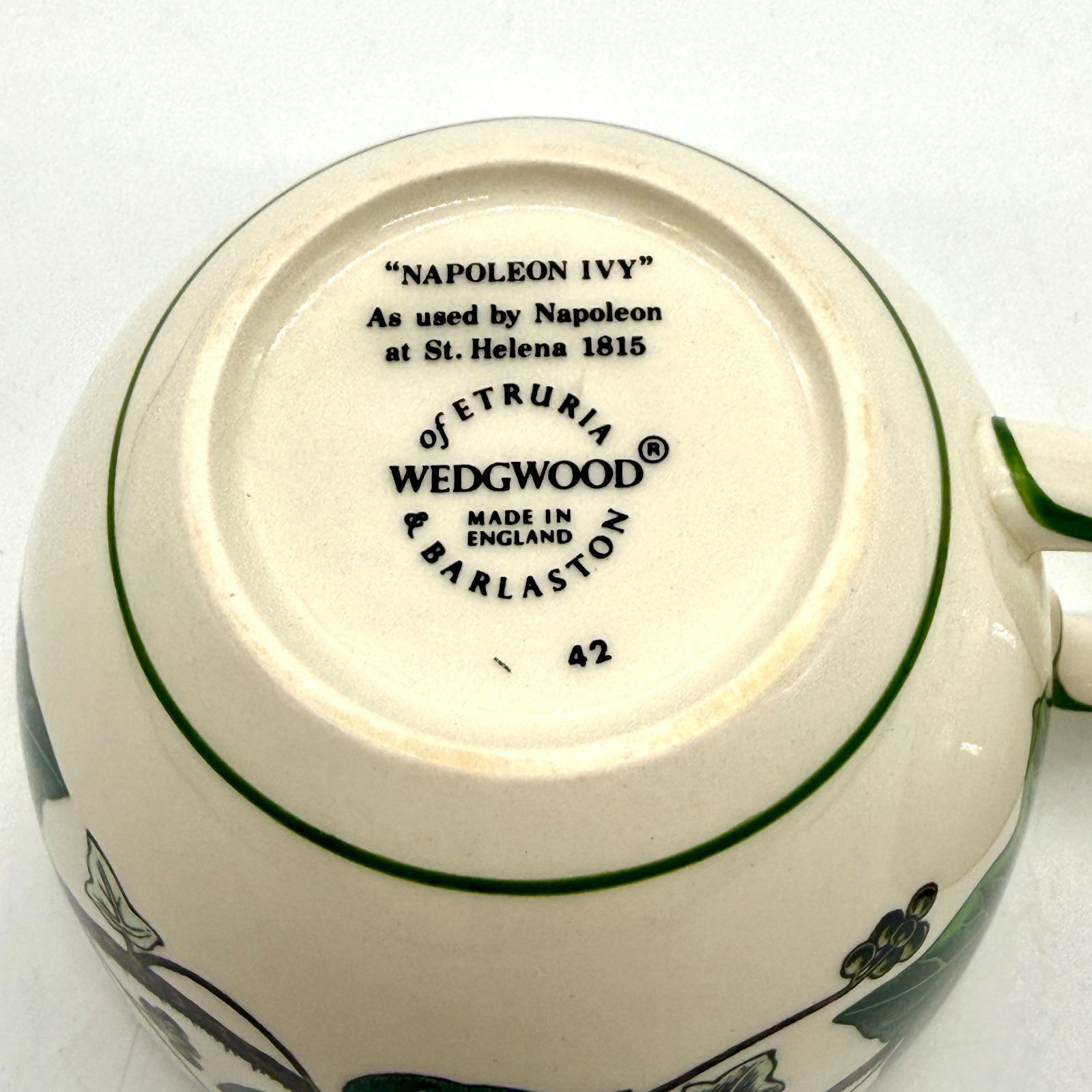 廃盤品】【希少品】ウェッジウッド WEDGWOOD ナポレオンアイビー