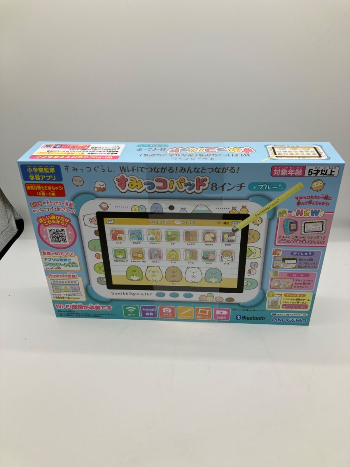 新品未開封 すみっコパッド 8インチ ブルー アガツマ ピノチオ - メルカリ