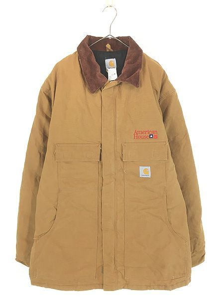 古着 10s Carhartt BRN ブラウン ダック パデット トラディショナル コート XL 16,425円