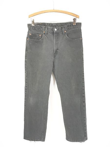 古着 90s Canada製 Levi's 505-0260 サルファ ブラック デニム パンツ ジーンズ スリム W33 L27