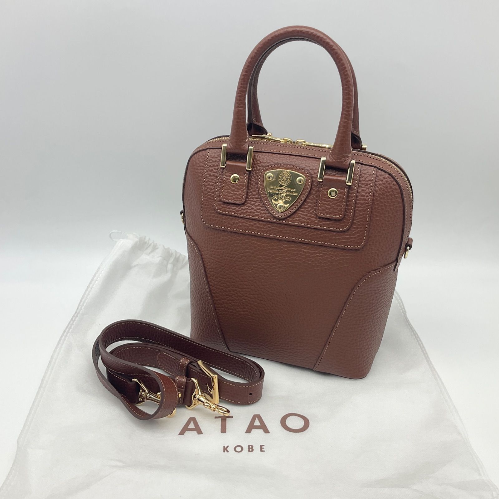 ATAO アタオ アップル200 ハンドバッグ ショルダーバッグ 2way