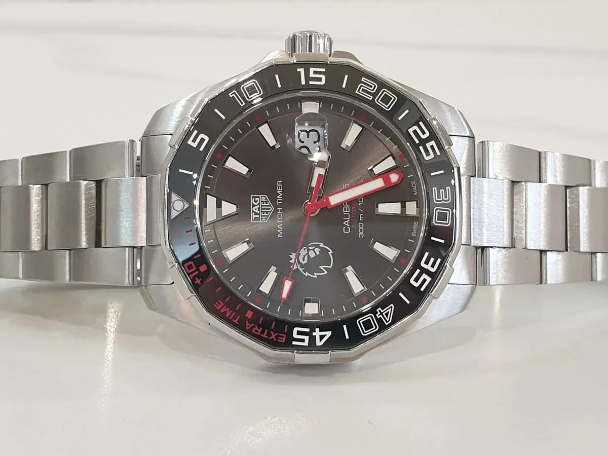  タグ ホイヤー アクアレーサー プレミアリーグ スペシャルエディション WAY201D ストライプシャツ 自動巻き時計 腕時計(アナログ)