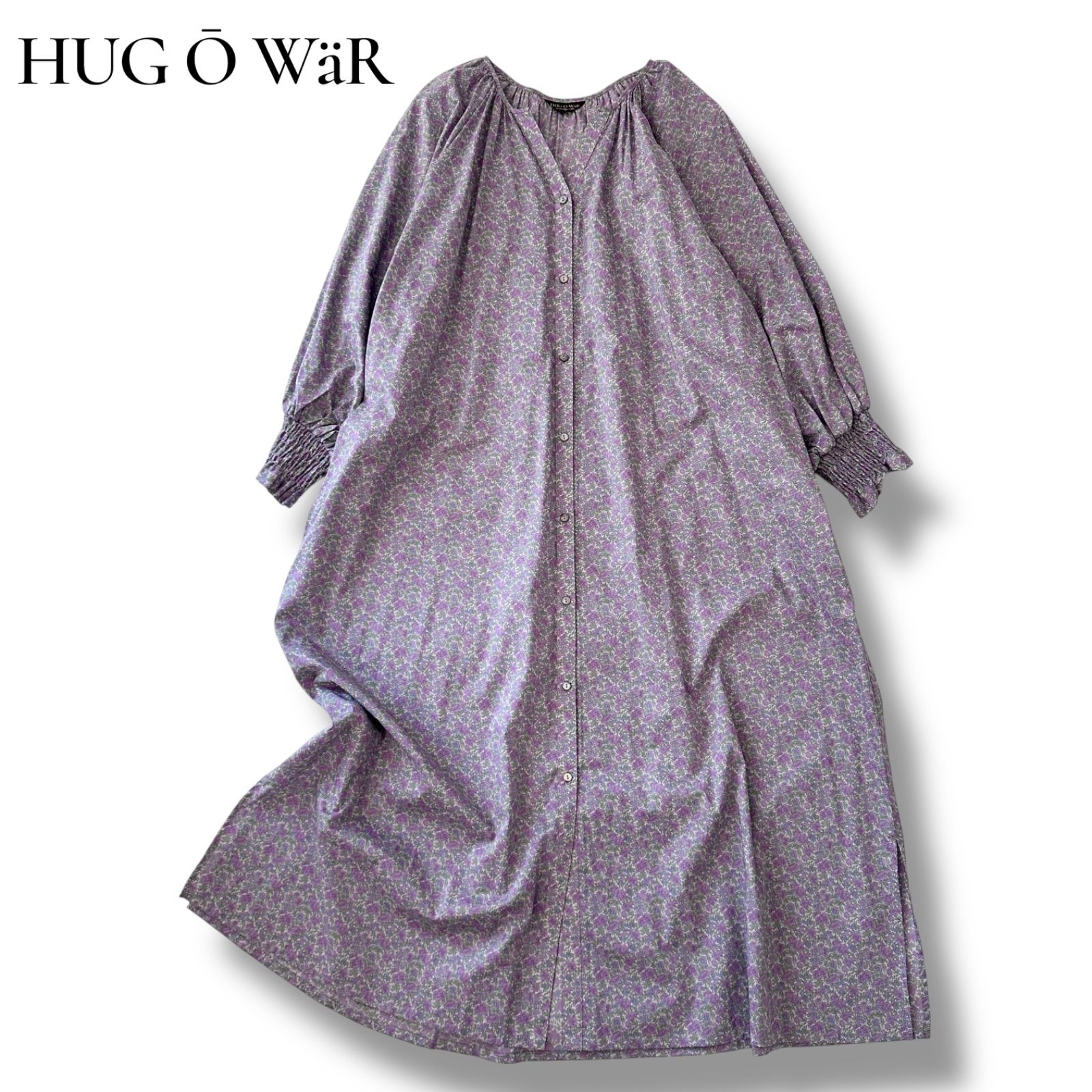 訳あり美品 HUG Ō WäR ハグオーワー リバティプリント ロング