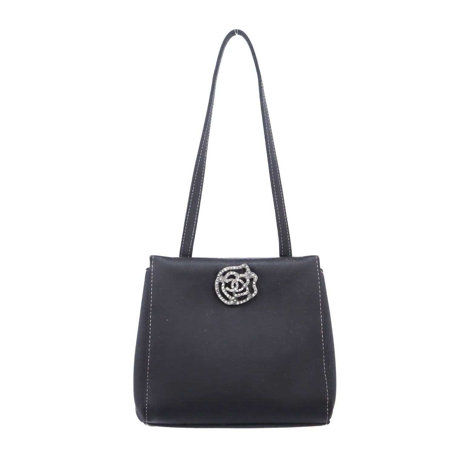 シャネル CHANEL美品 バッグ カメリア ロゴ入り CHANELシャネル 