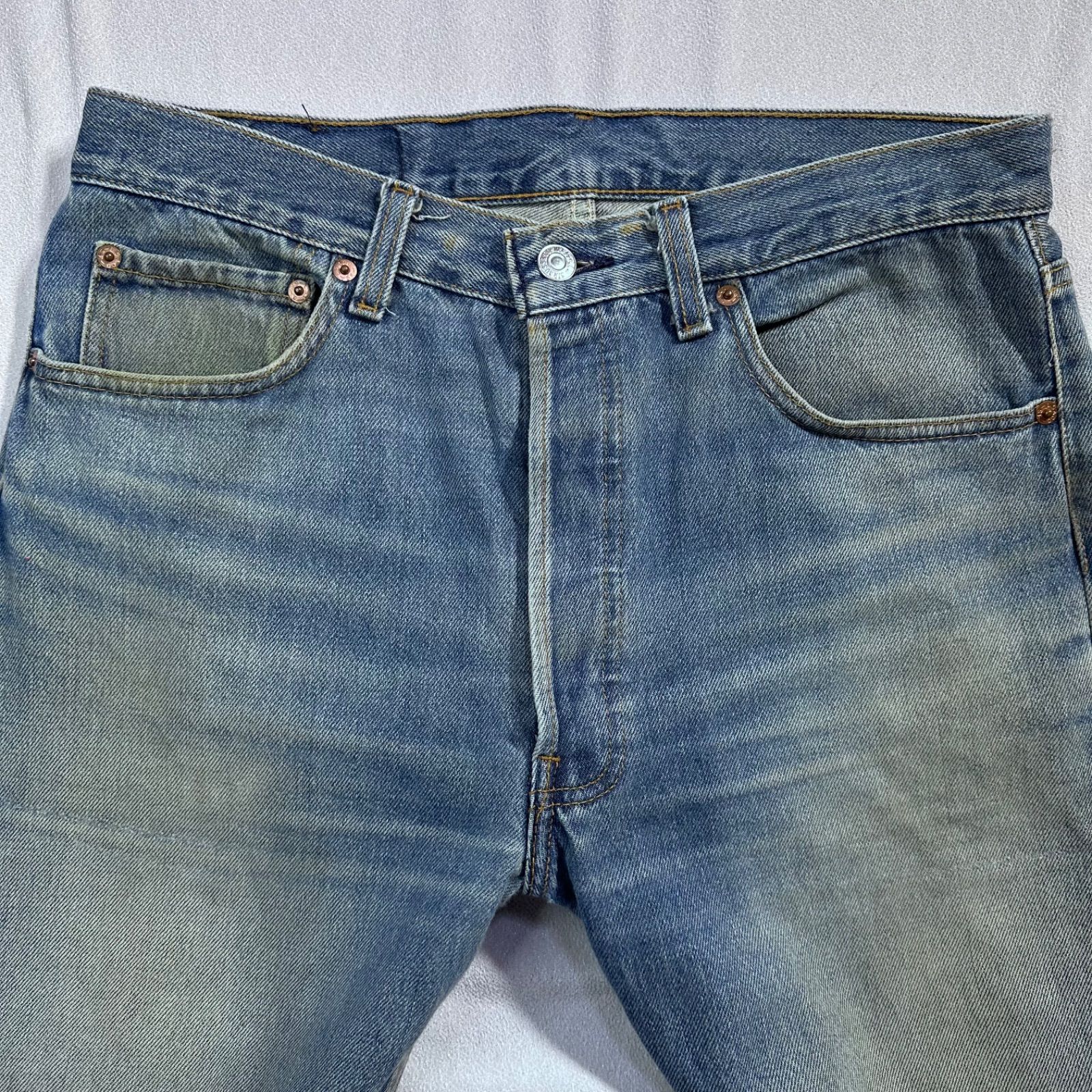 送料無料 即決☆Levi's アメリカ製 501☆W34 90年代 ボタン裏552
