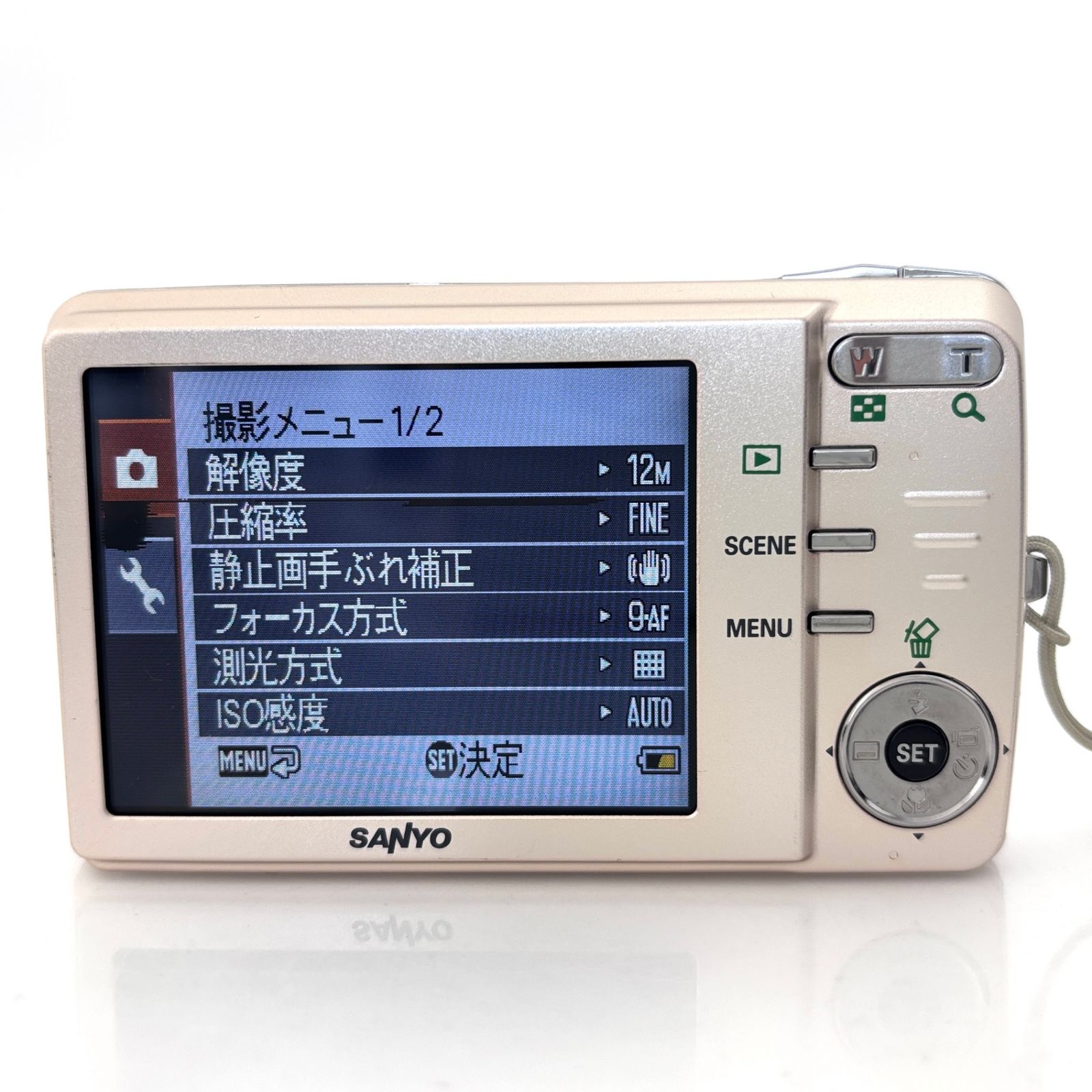 サンヨー】SANYO 3x OPTICAL ZOOM コンパクトデジタルカメラ サンヨー】SANYO 3x OPTICAL ZOOM コンパクトデジタルカメラ