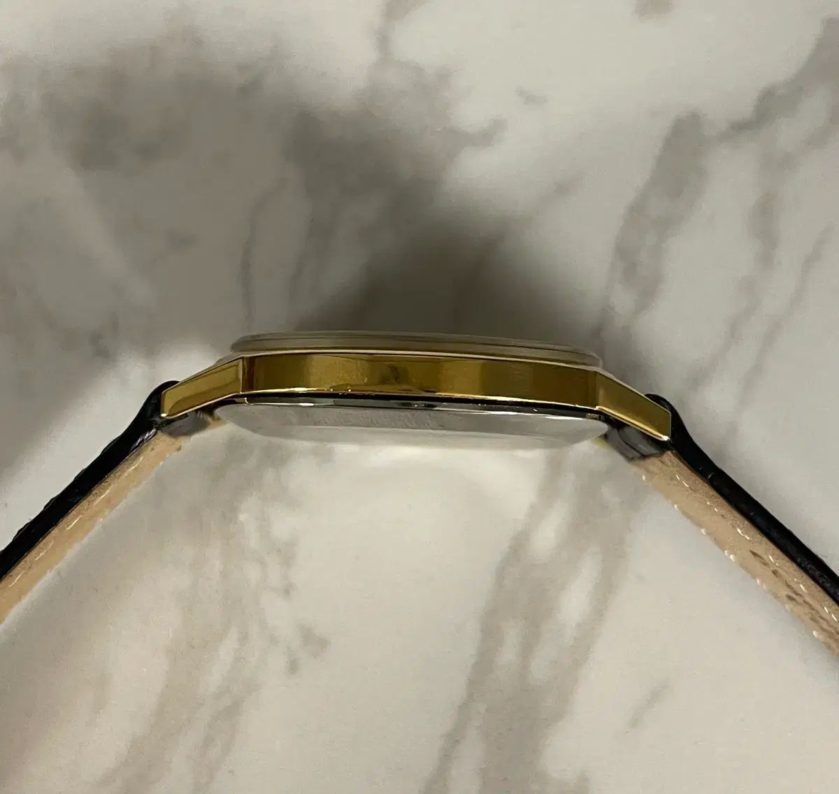  オメガ デビル エリプス ネイビー ヴィンテージ 手巻き時計 シワになりにくい 自動巻き時計 腕時計(アナログ)