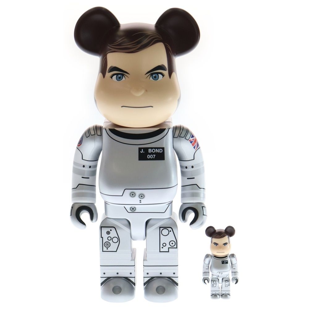 MEDICOM TOY (Medicom Toy) BE @RBRICK 007 James Bond MOONRAKER 100% & 400% Bear Brick Figure Doll