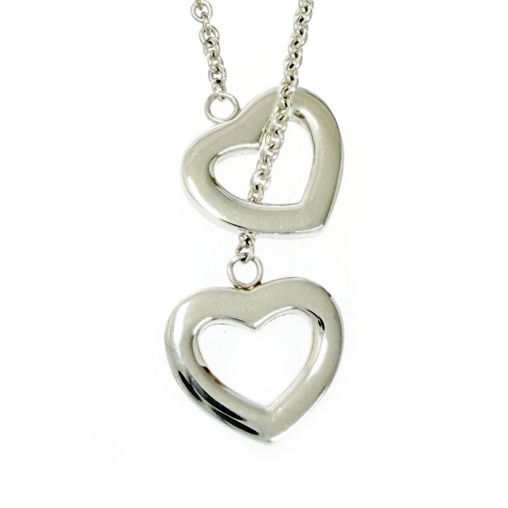 中古】【箱付き】 TIFFANY&Co. ティファニー シルバー ハートリンク