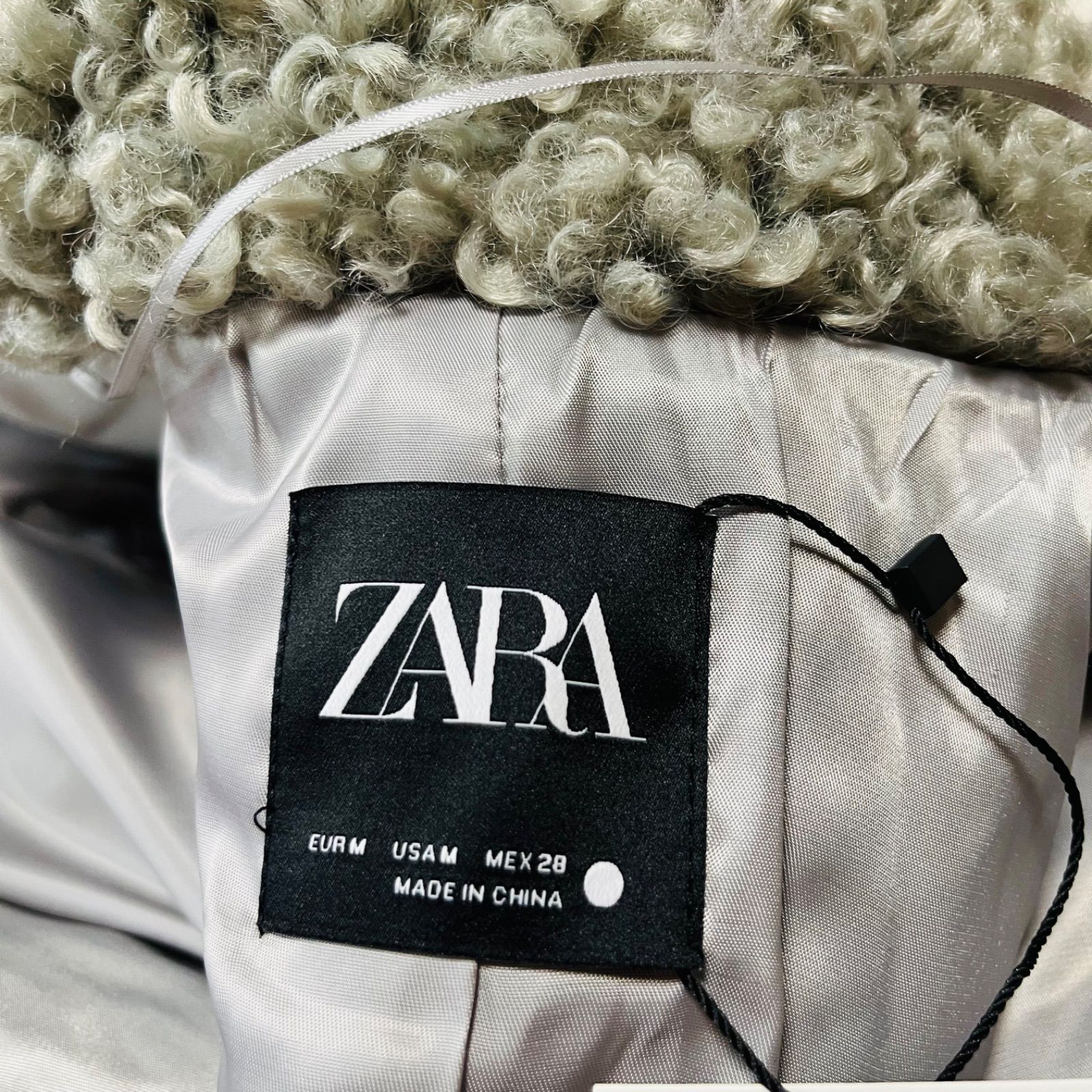 未使用 タグ付き ZARA ザラ ロングブークレコート ロングコート 