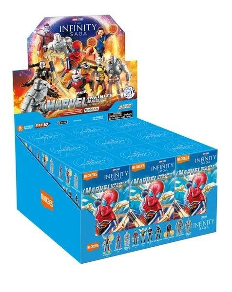 9個セット【正品】BLOKEES プラモデル フィギュア Blokees MARVEL