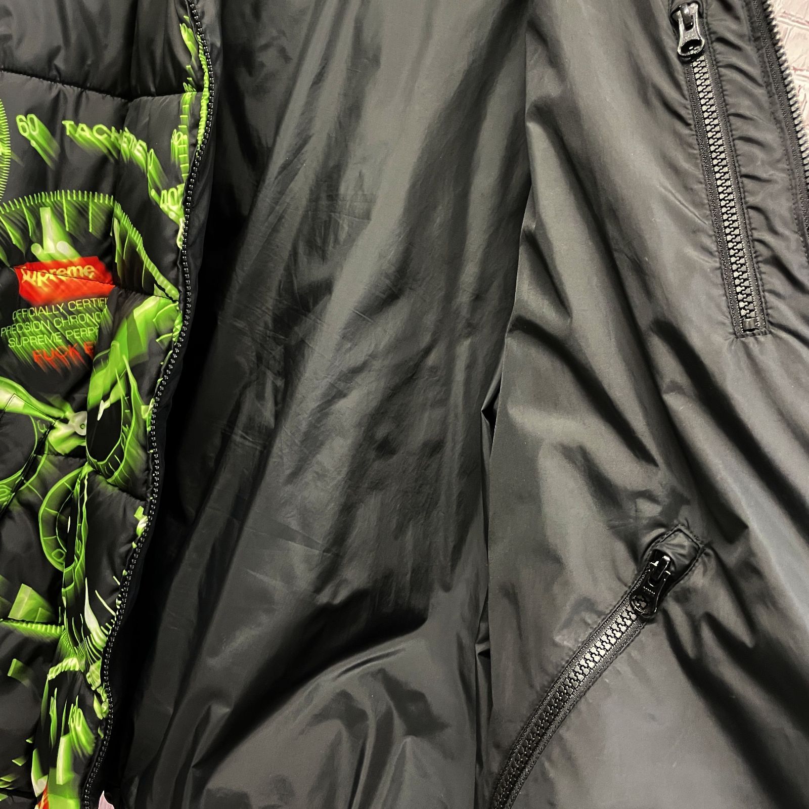 SUPREME シュプリーム watches reversible puffy jacket ウォッチ