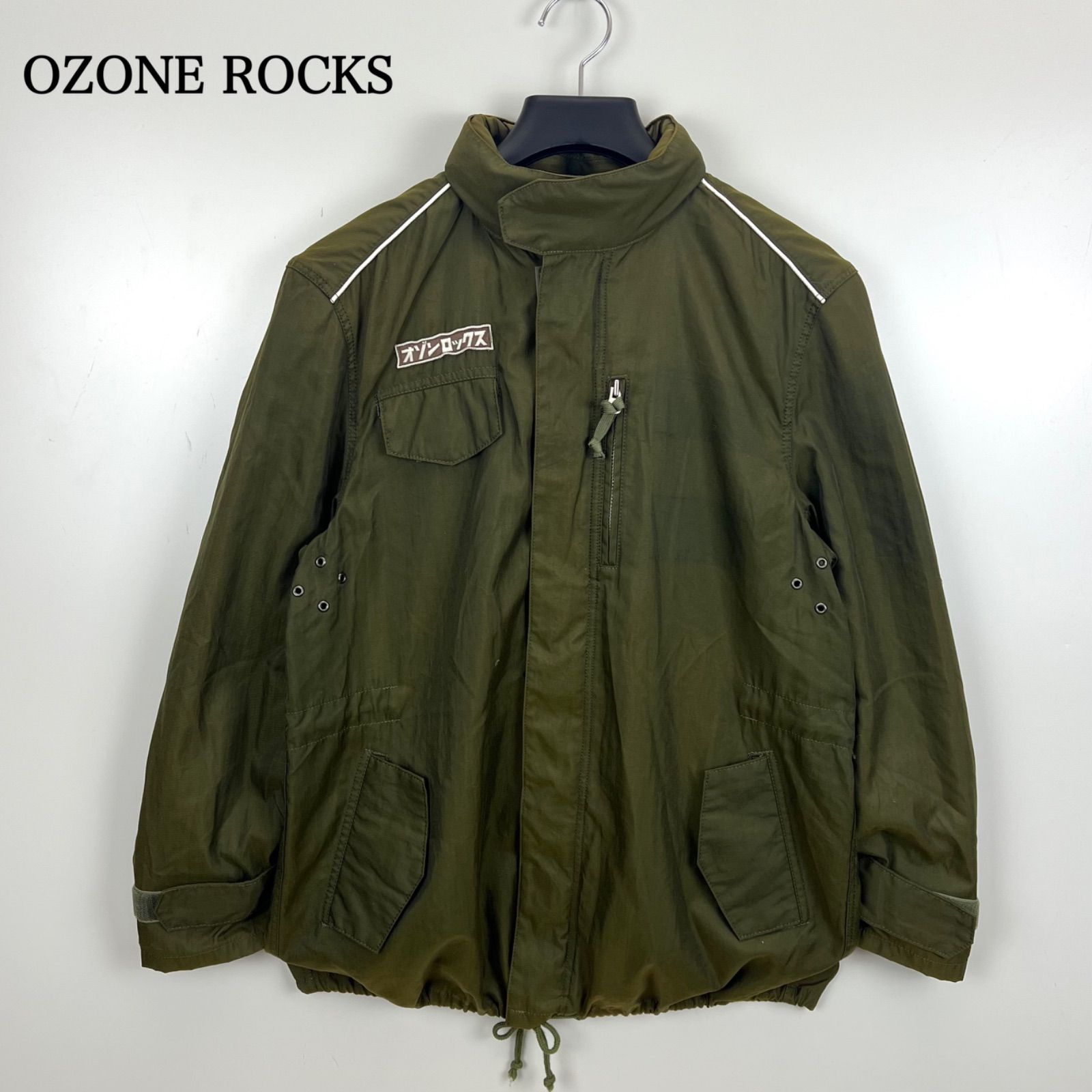 OZONE ROCKS 00s y2k archive military jacket S 1AC-8361 オゾン 