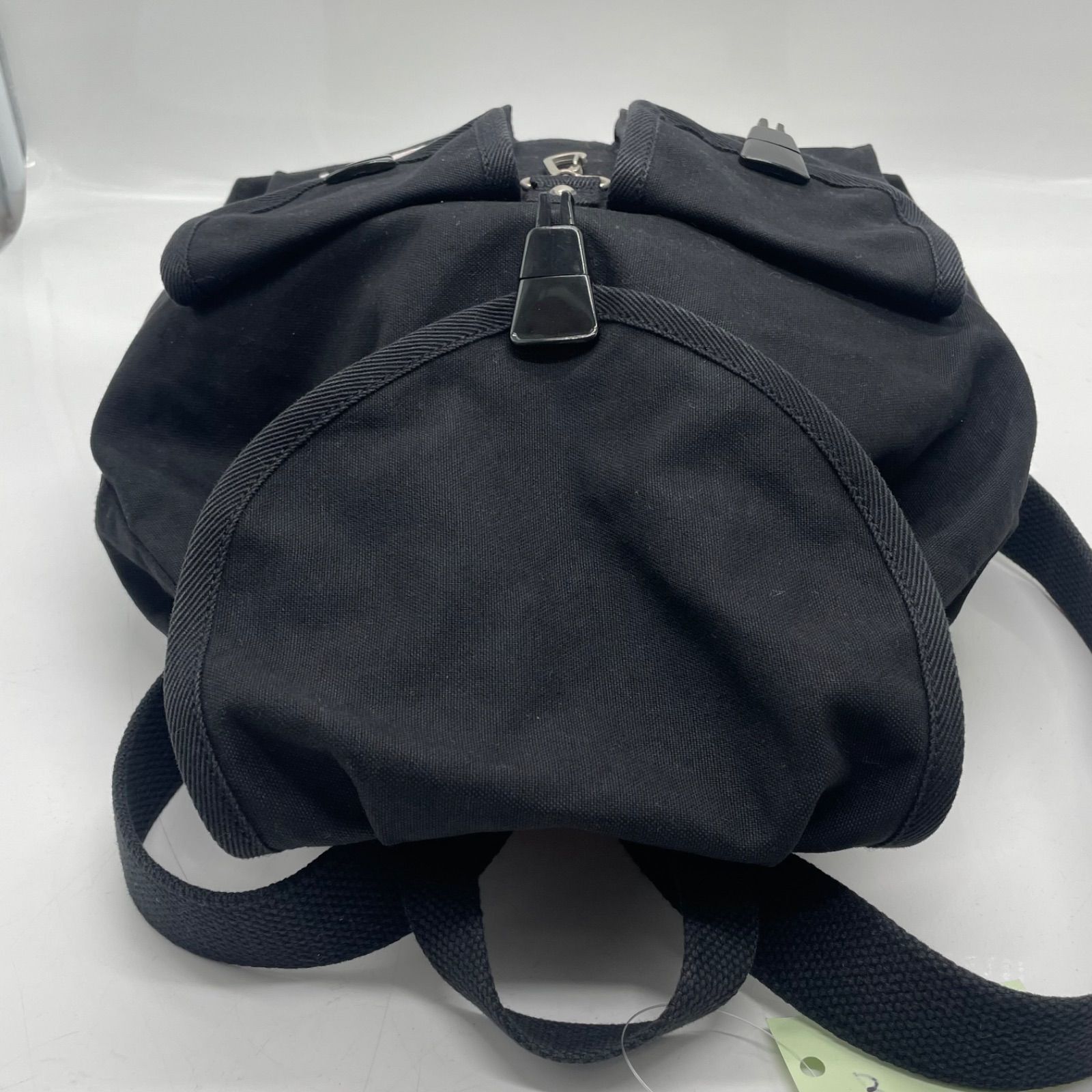 BN7767□一澤帆布 キャンバス リュック レア 廃盤品 ブラック 状態良好 