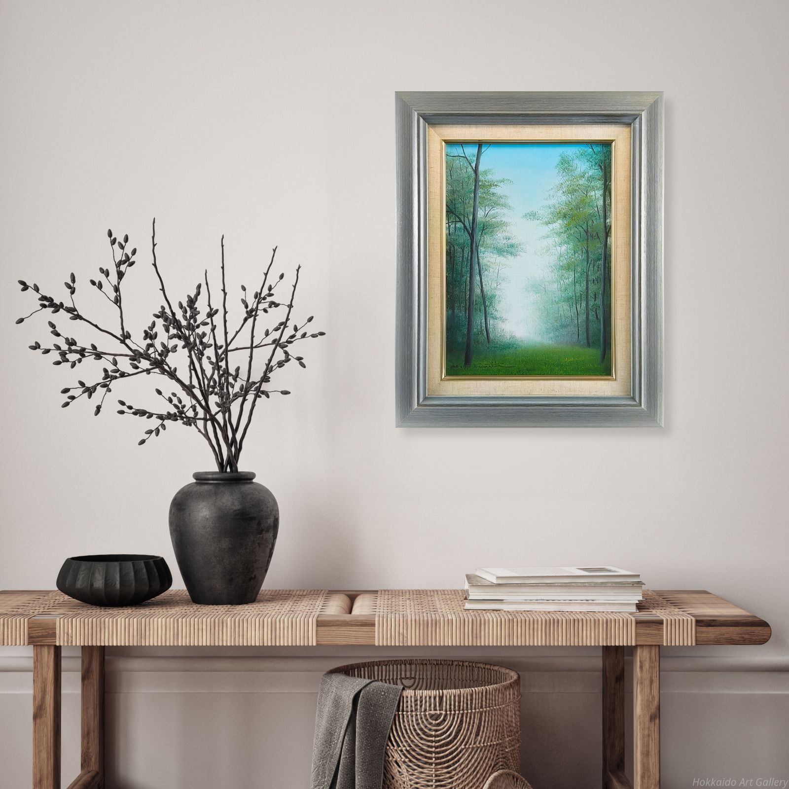 森田哲隆 「緑風」 油絵・油彩画 絵画 - メルカリ