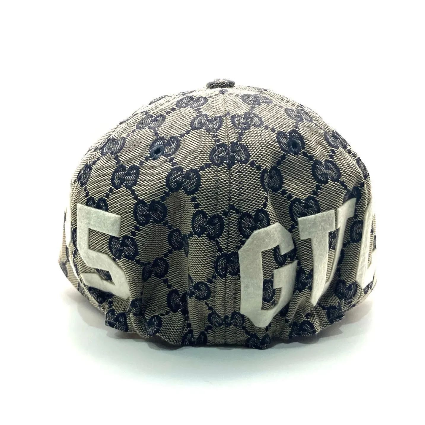 GUCCI グッチ ロゴワッペン付き GGキャンバス ベースボールキャップ 