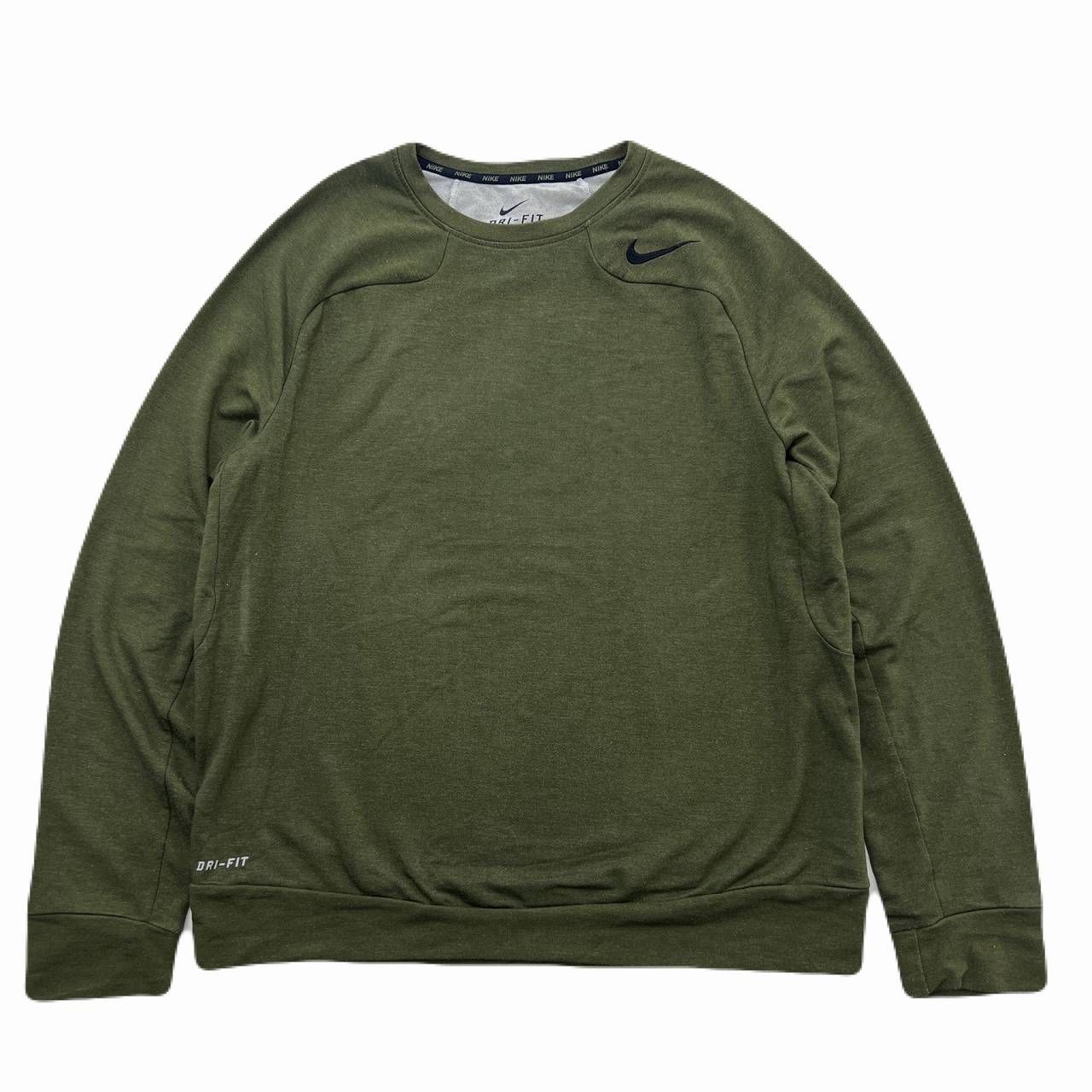 ナイキ ロンT 長袖Tシャツ メンズ XL オリーブグリーン やや細身 