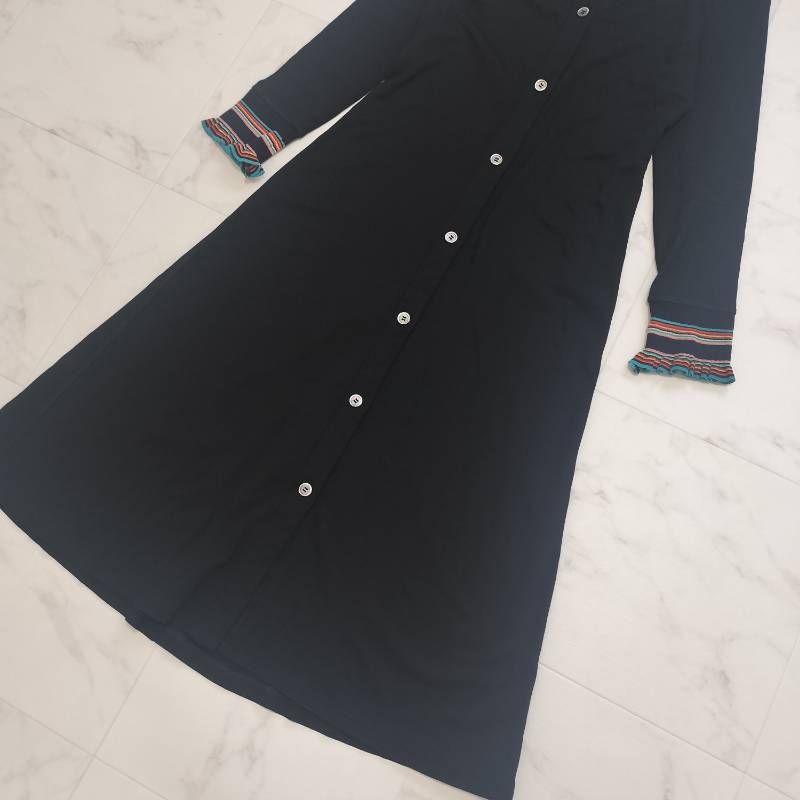 Paul Smith ポールスミス 24AW シグネチャーリブ ロングワンピース