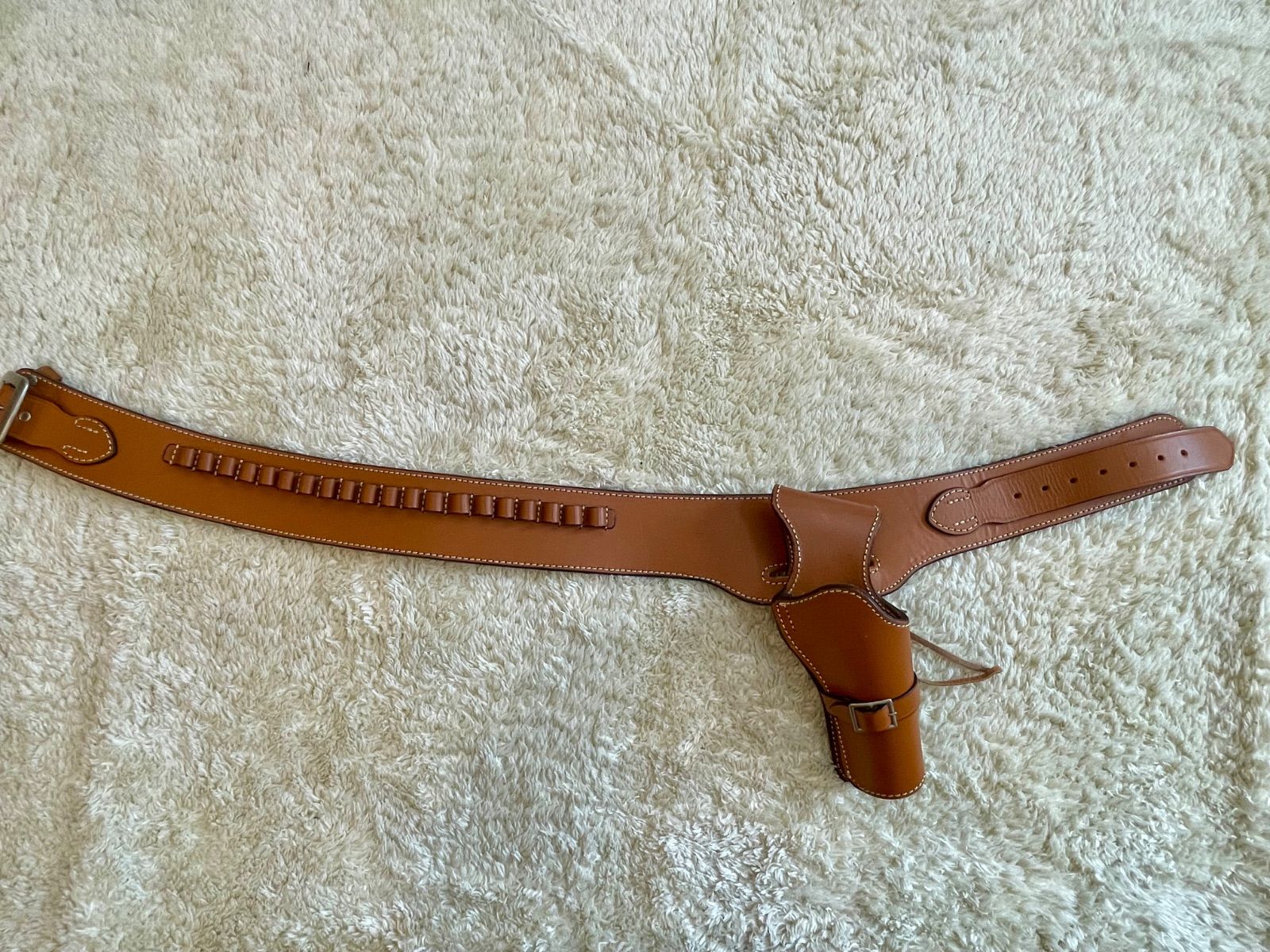 美品！イーストA No.001-M ウェスタン ガンベルト ホルスター Mサイズ