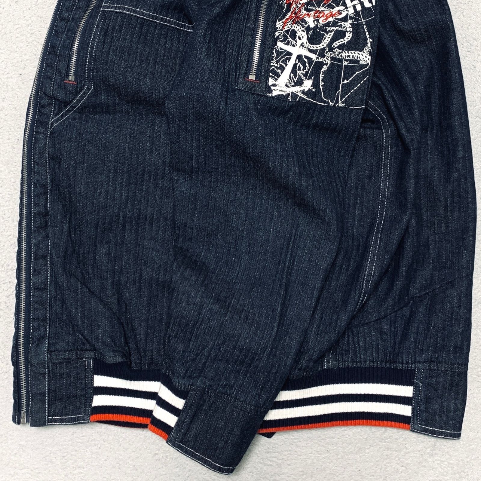 PAGELO セットアップスーツ デニムジャケット ライダースブルゾン
