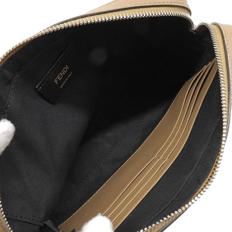 フェンディ FENDI ズッカ カメラケース ショルダーバッグ PVC/レザー