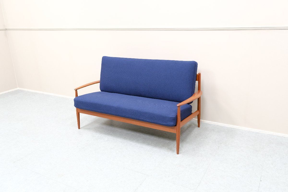 ヴィンテージ品 FRANCE-SON フランスアンドサン 2人掛けソファー グレーテ ヤルク 北欧 デンマーク製
