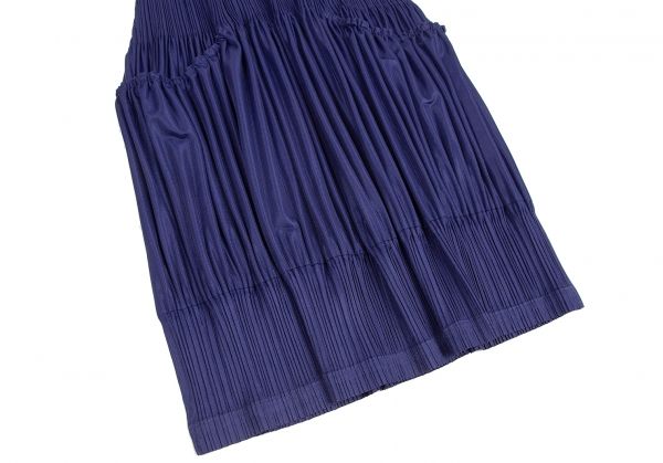 プリーツプリーズPLEATS PLEASE 消しプリーツ切替ノースリーブ